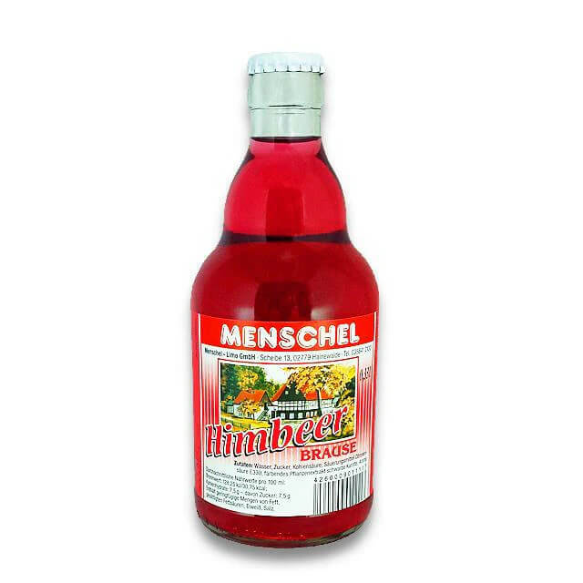 Menschel Himbeer Brause 0,33l MEHRWEG