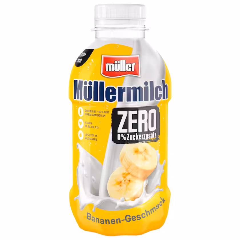 Müller Müllermilch Zero Banane 400ml EINWEG
