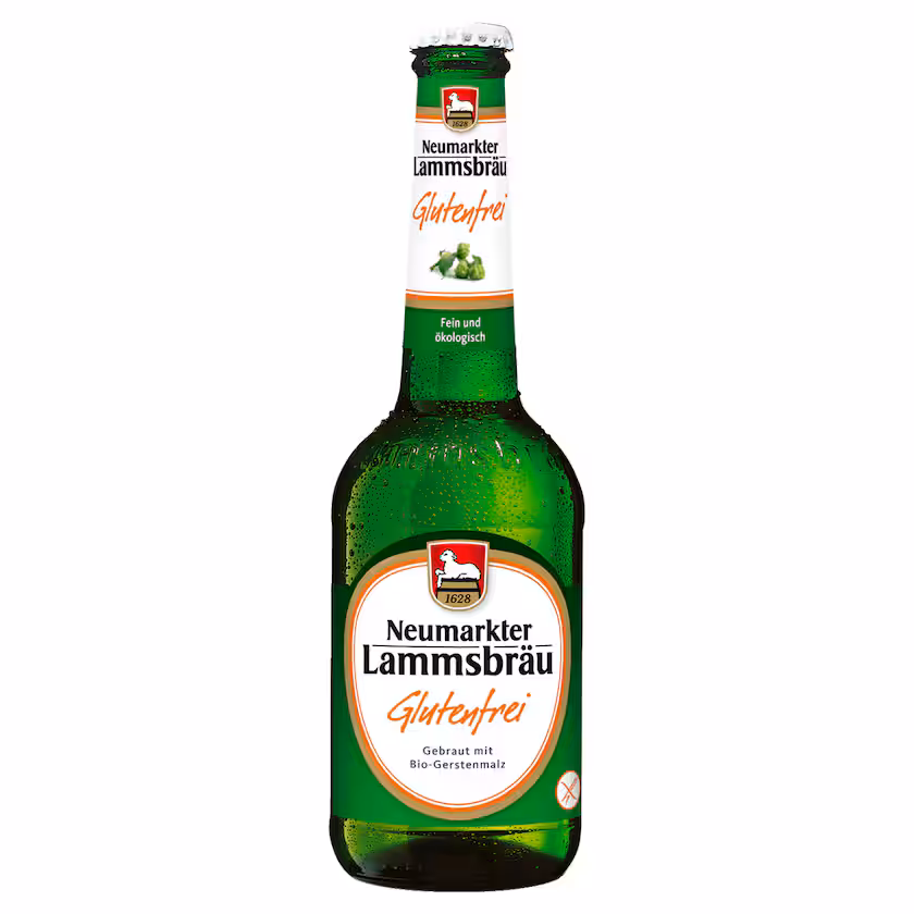 Neumarkter Lammsbräu Bio Bier glutenfrei 0,33l MEHRWEG