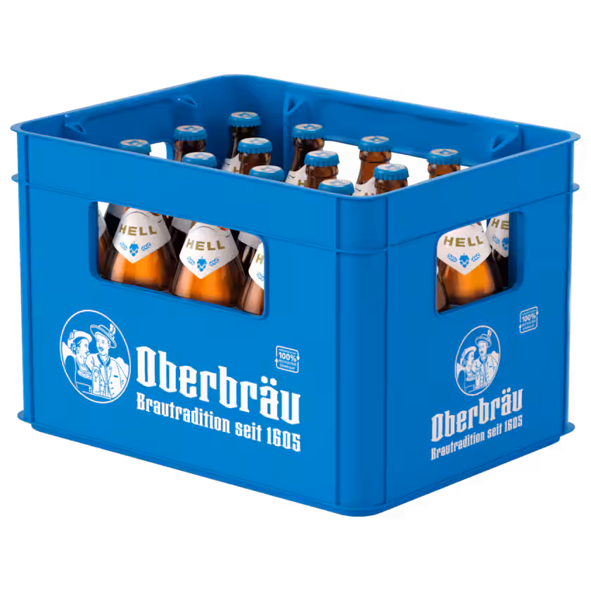 Oberbräu Hell 20×0,5l MEHRWEG