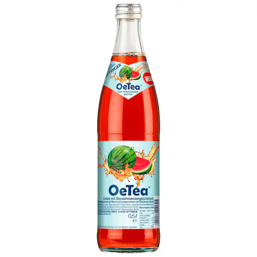 Oettinger Eistee Wassermelone 0,5l MEHRWEG