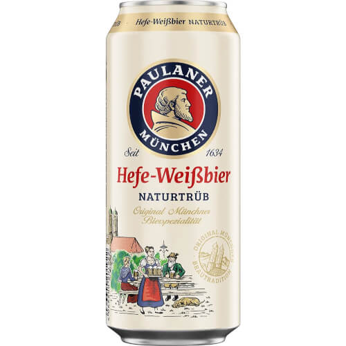 Paulaner Hefe-Weißbier Naturtrüb 0,5l EINWEG