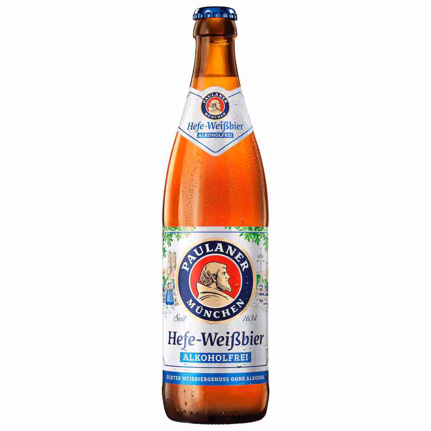 Paulaner Hefe-Weißbier alkoholfrei 0,5l MEHRWEG