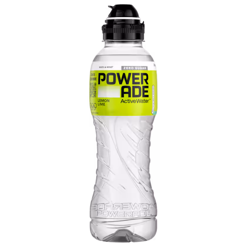 Powerade Active Water Lemon Lime Zero 0,5l EINWEG