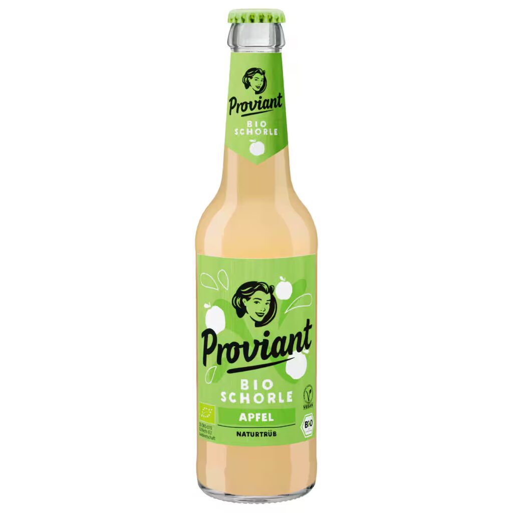 Proviant Apfelschorle naturtrüb Bio 0,33l MEHRWEG