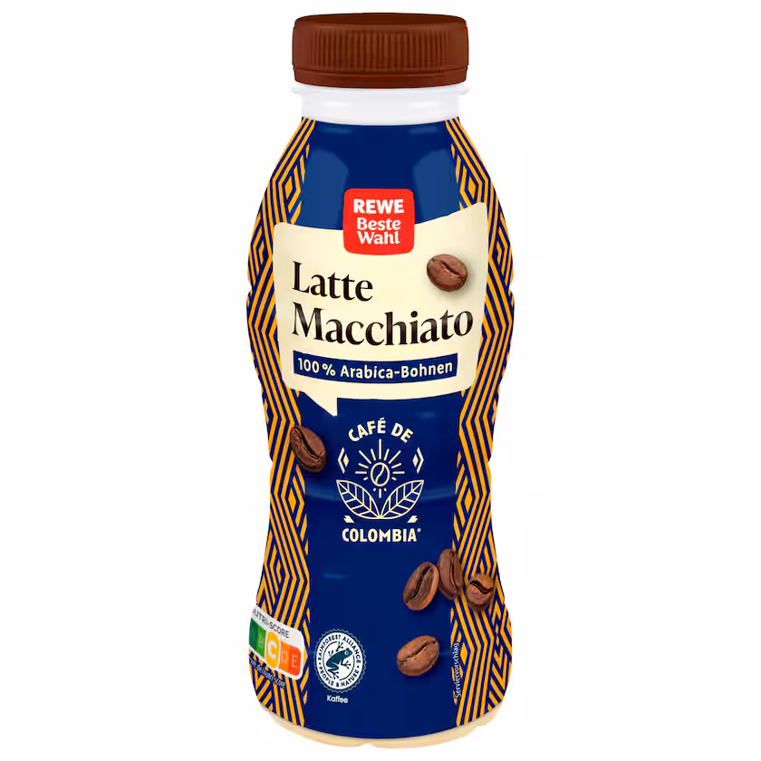 REWE Beste Wahl Latte Macchiato Colombia 330g EINWEG
