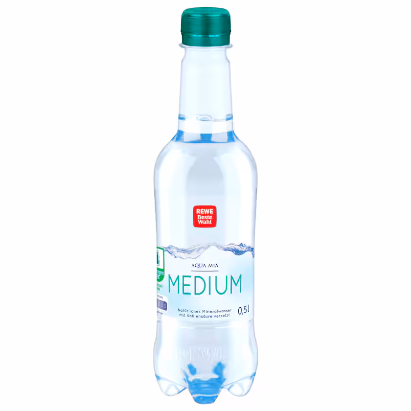 REWE Beste Wahl Mineralwasser Medium 0,5l EINWEG