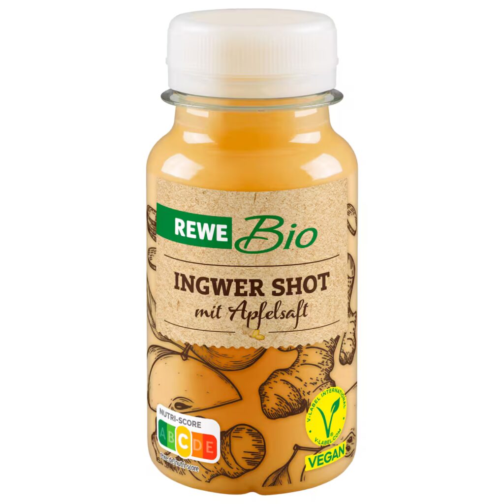 REWE Bio Ingwer Shot mit Apfelsaft 150ml EINWEG