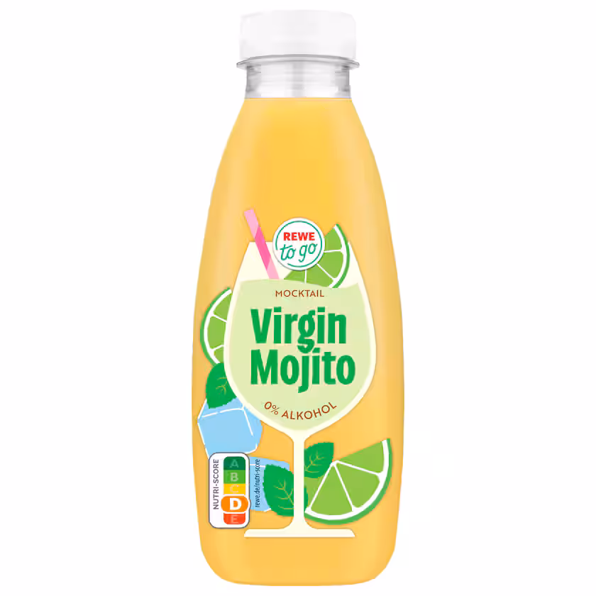 REWE to go Mocktail Virgin Mojito alkoholfrei 0,5l EINWEG