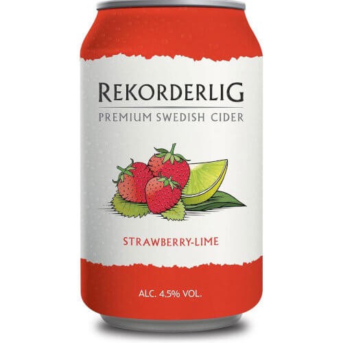Recorderlig Strawberry-Lime 0,33l EINWEG