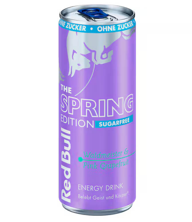 Red Bull Spring Edition Waldmeister und Grapefruit Sugarfree 0,25l EINWEG