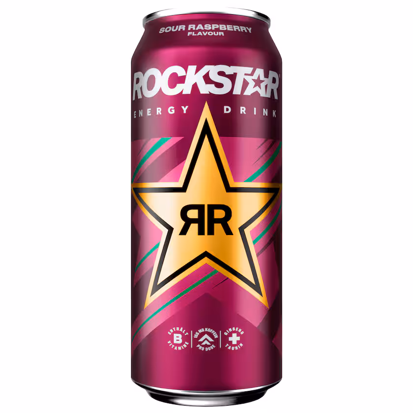 Rockstar Energy Drink Sour Raspberry 0,5l EINWEG