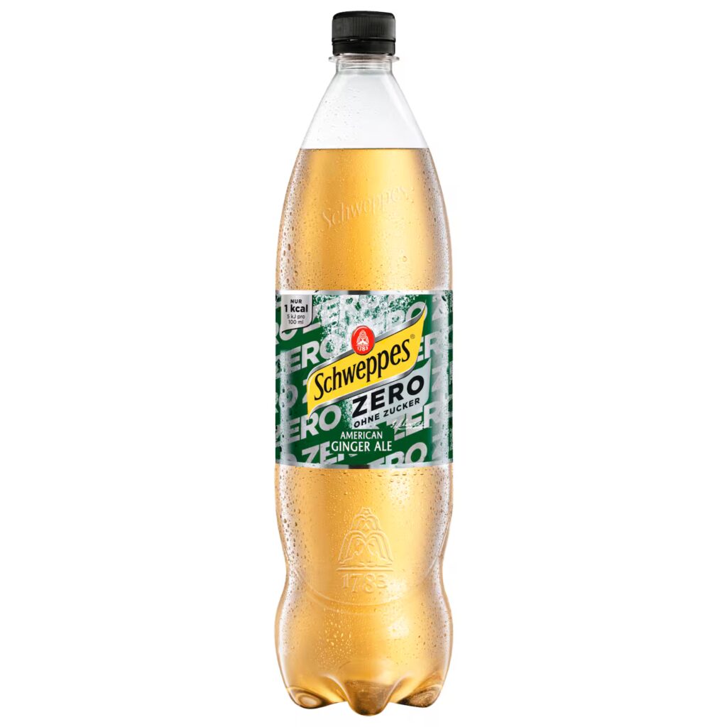 Schweppes American Ginger Ale Zero 1,25l EINWEG