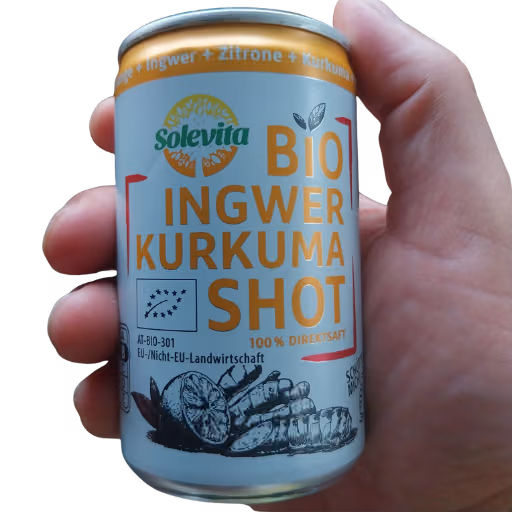 Solevita Bio Ingwer Kurkuma Shot 0,15l EINWEG