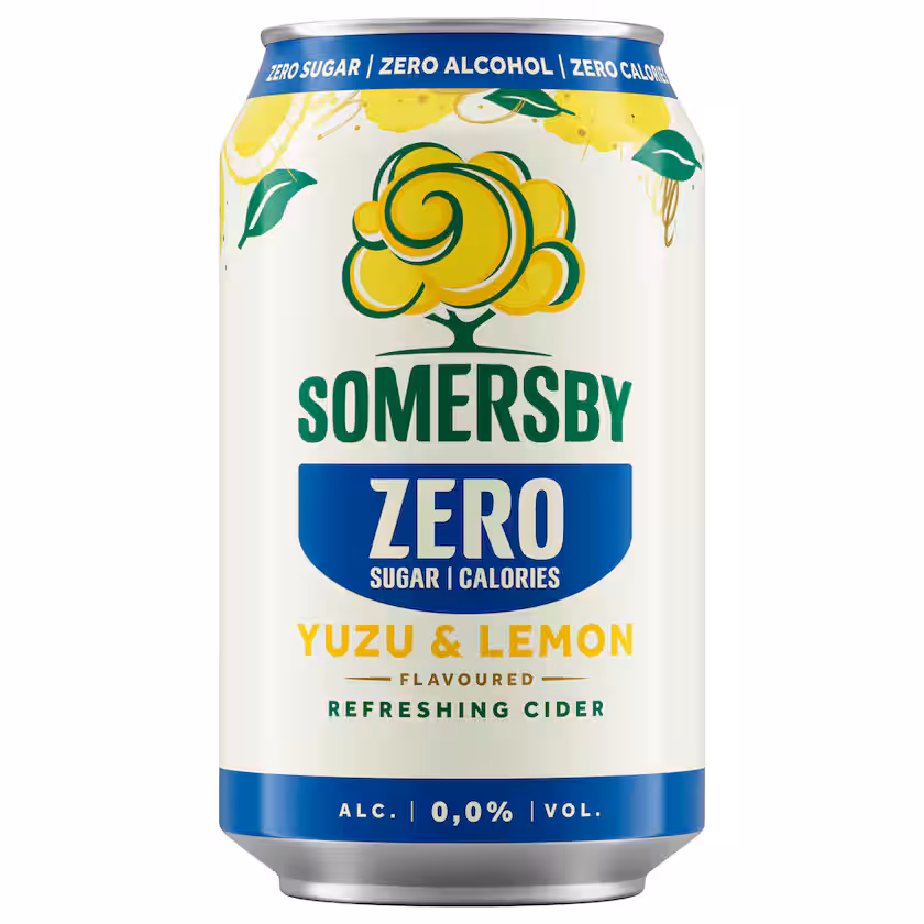 Somersby Zero Yuzu & Lemon 0,33l EINWEG