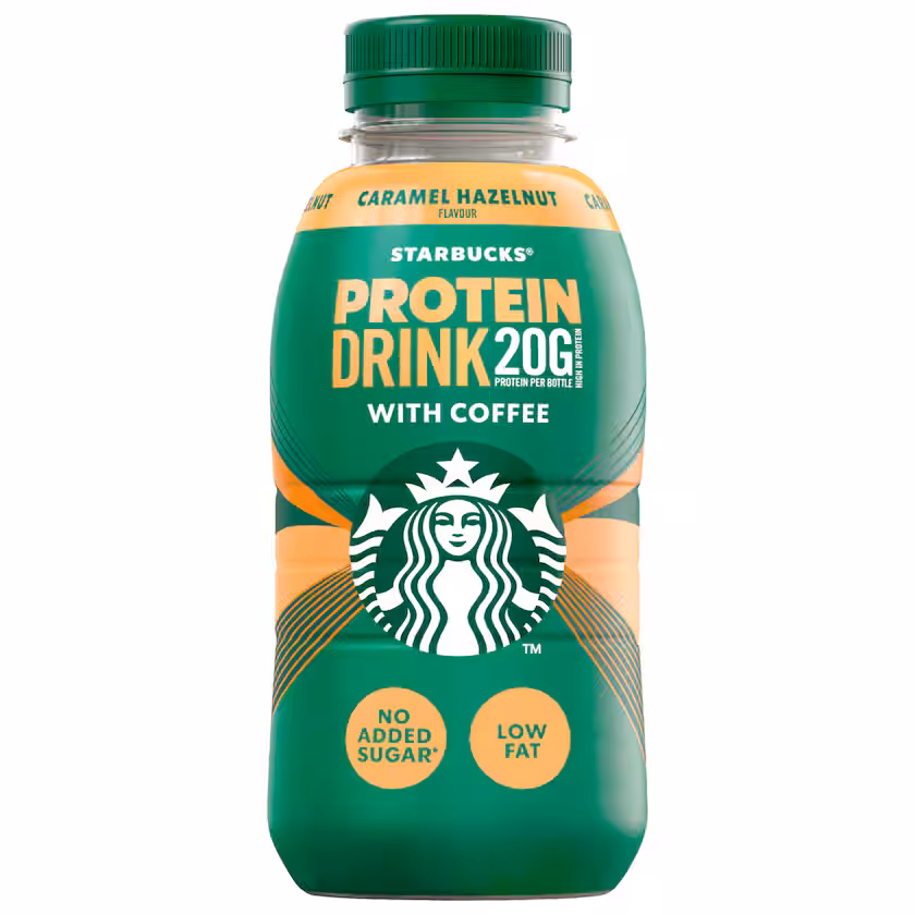 Starbucks Protein Drink Caffe Caramel Hazelnut 330ml EINWEG