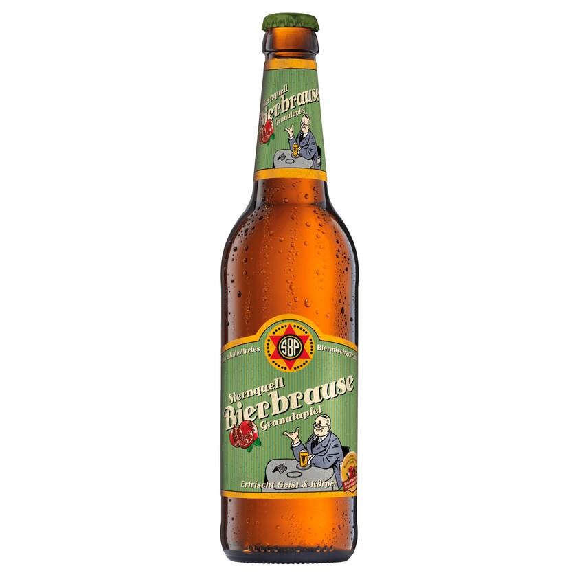 Sternquell Bierbrause Granatapfel alkoholfrei 0,5l MEHRWEG
