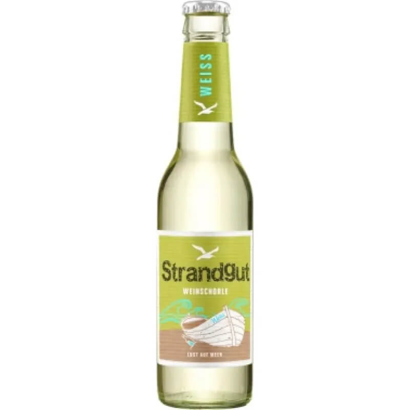 Strandgut Weinschorle Weiß lieblich 0,275 l KEIN PFAND!
