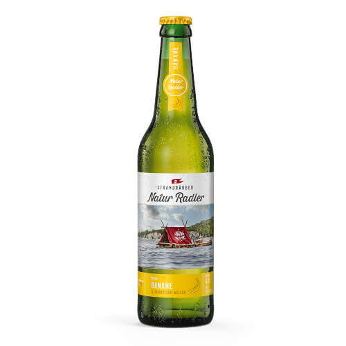 Strandräuber Natur Radler Banane Bernstein Weizen 0,5 l Mehrweg