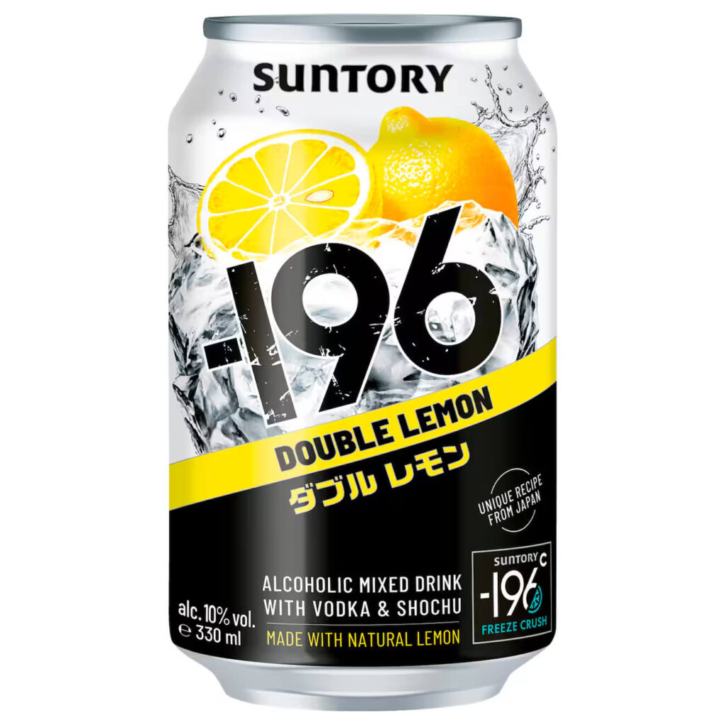 Suntory -196 Vodka Double Lemon 0,33l EINWEG