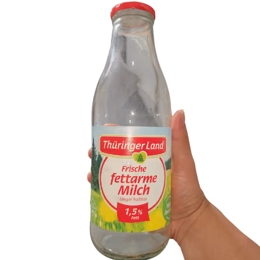 Thüringer Land Frische Fettarme Milch 1,5% 1,0l MEHRWEG