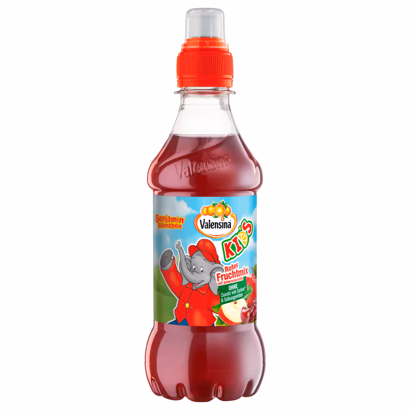 Valensina Kids Benjamin Blümchen Roter Fruchtmix 0,33l EINWEG