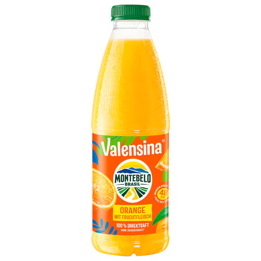 Valensina Montebelo Brasil Orange mit Fruchtfleisch 1l EINWEG
