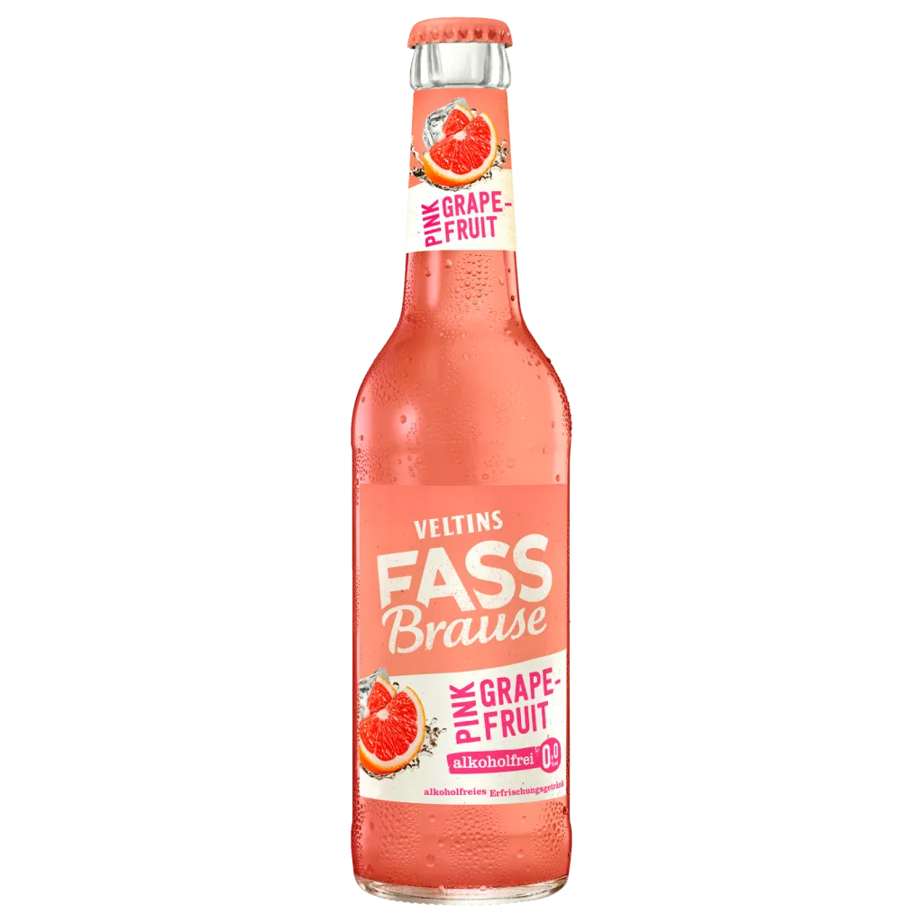 Veltins Fassbrause Pink Grapefruit 0,33l MEHRWEG