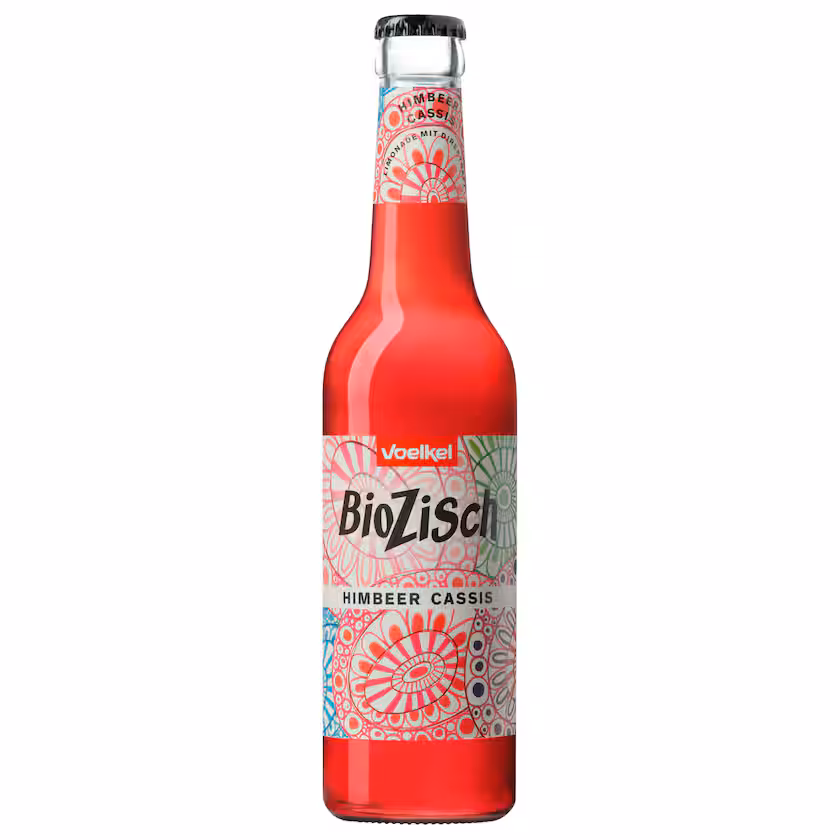 Voelkel BioZisch Himbeer Cassis 0,33l MEHRWEG