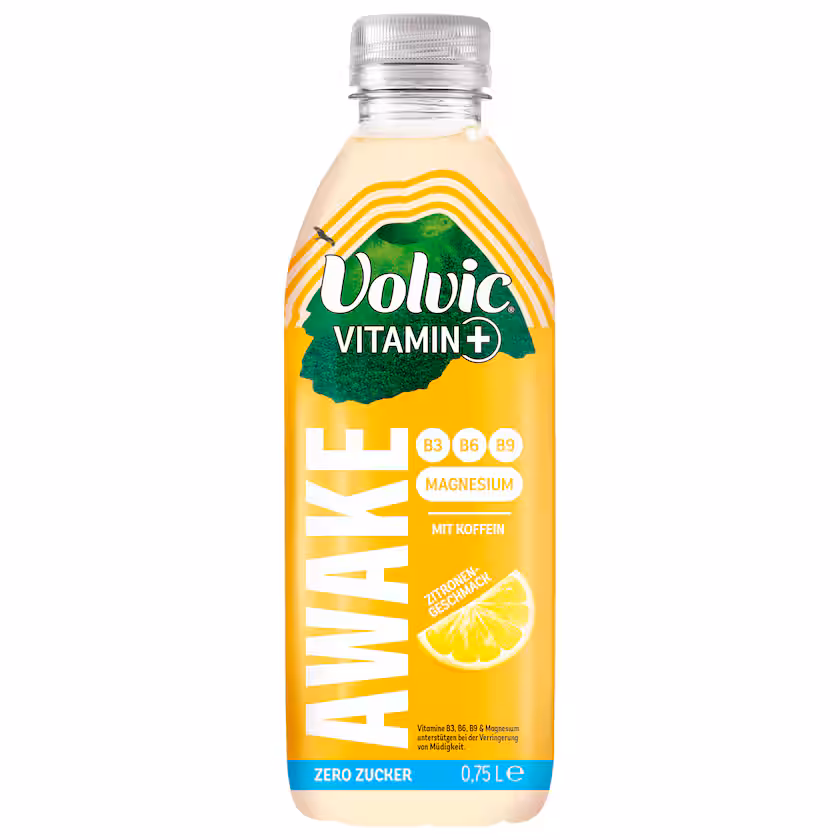 Volvic Awake Vitamin+ Zitrone 0,75l EINWEG