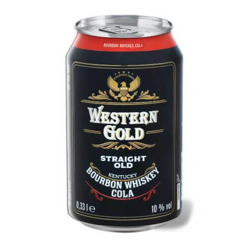 Western Gold Bourbon Whiskey Cola 0,33l EINWEG