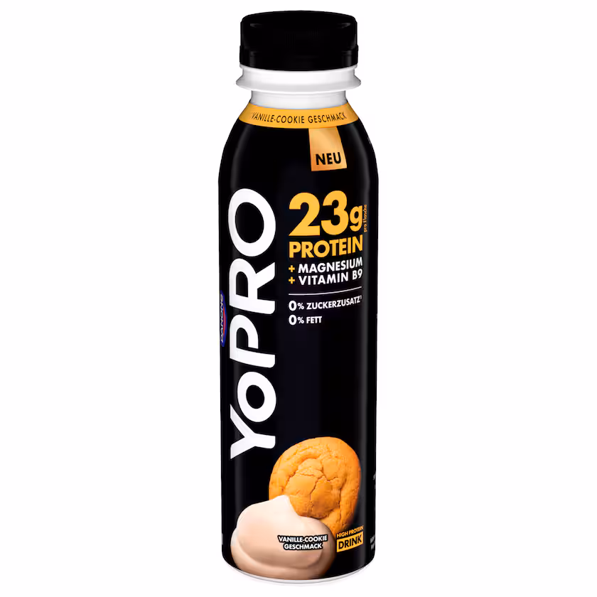 YoPRO High Protein Drink Vanille-Cookie 270g EINWEG