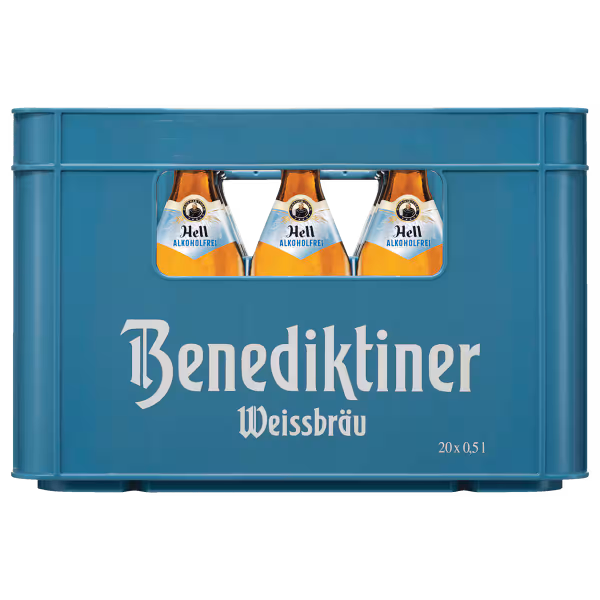 Benediktiner Hell alkoholfrei 20×0,5l MEHRWEG