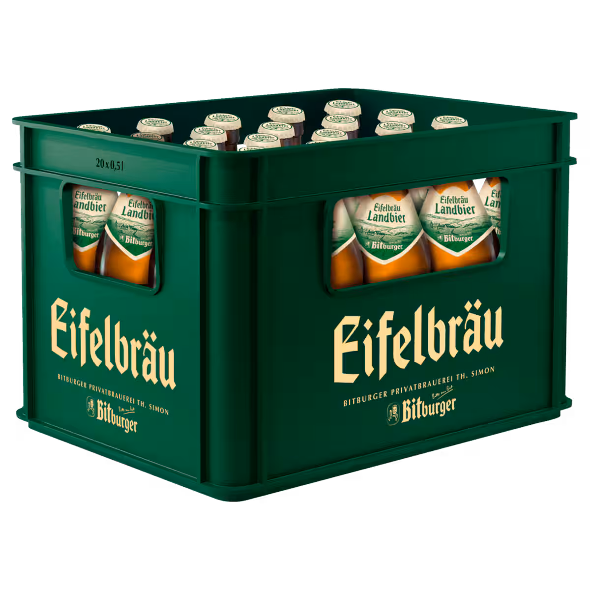 Bitburger Eifelbräu Landbier 20×0,5l MEHRWEG