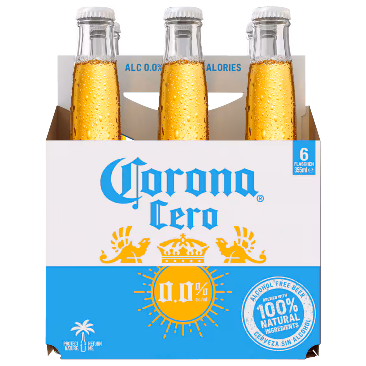 Corona Cero 0,0% alkoholfrei 6×0,355l MEHRWEG