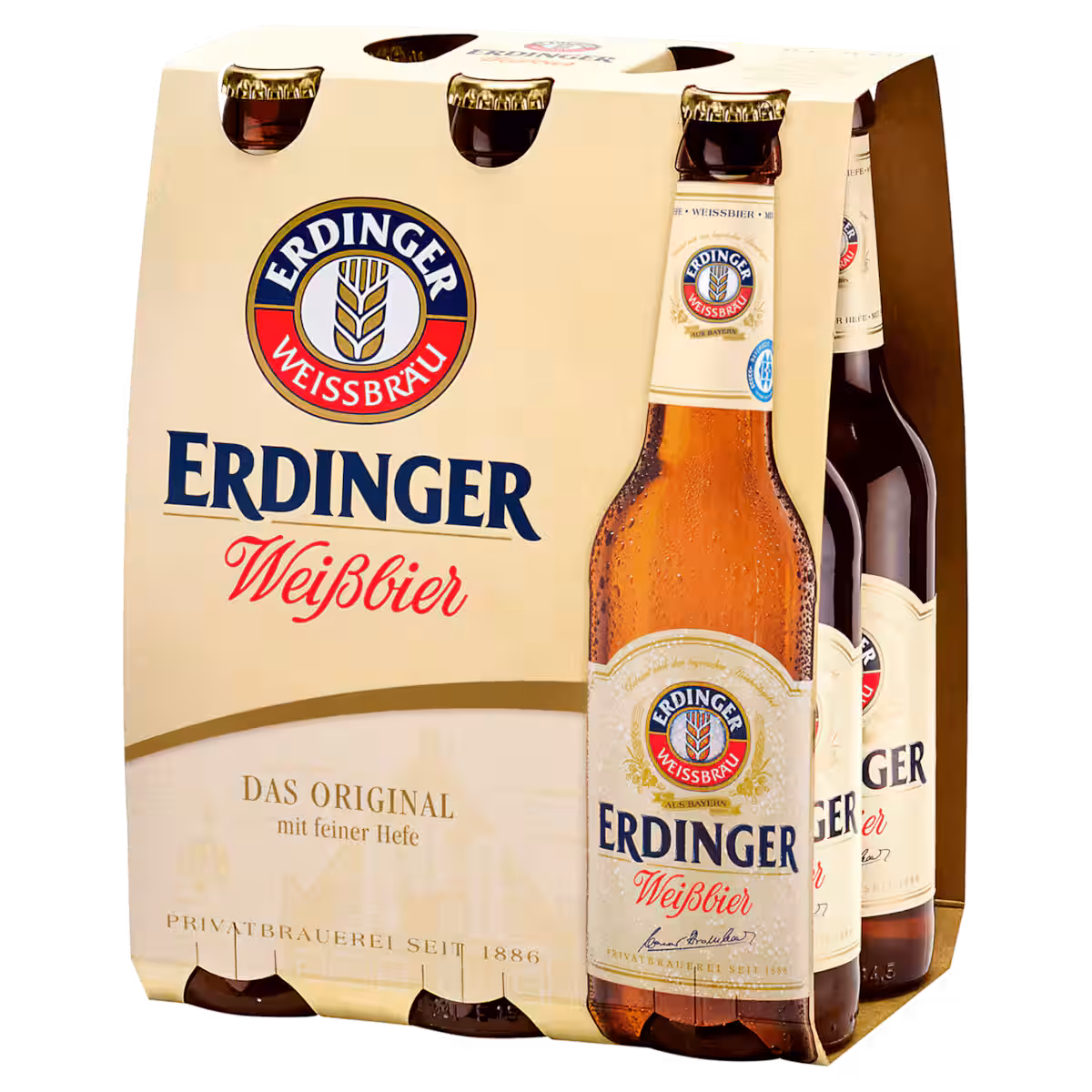 Erdinger Weissbier 6×0,33l MEHRWEG