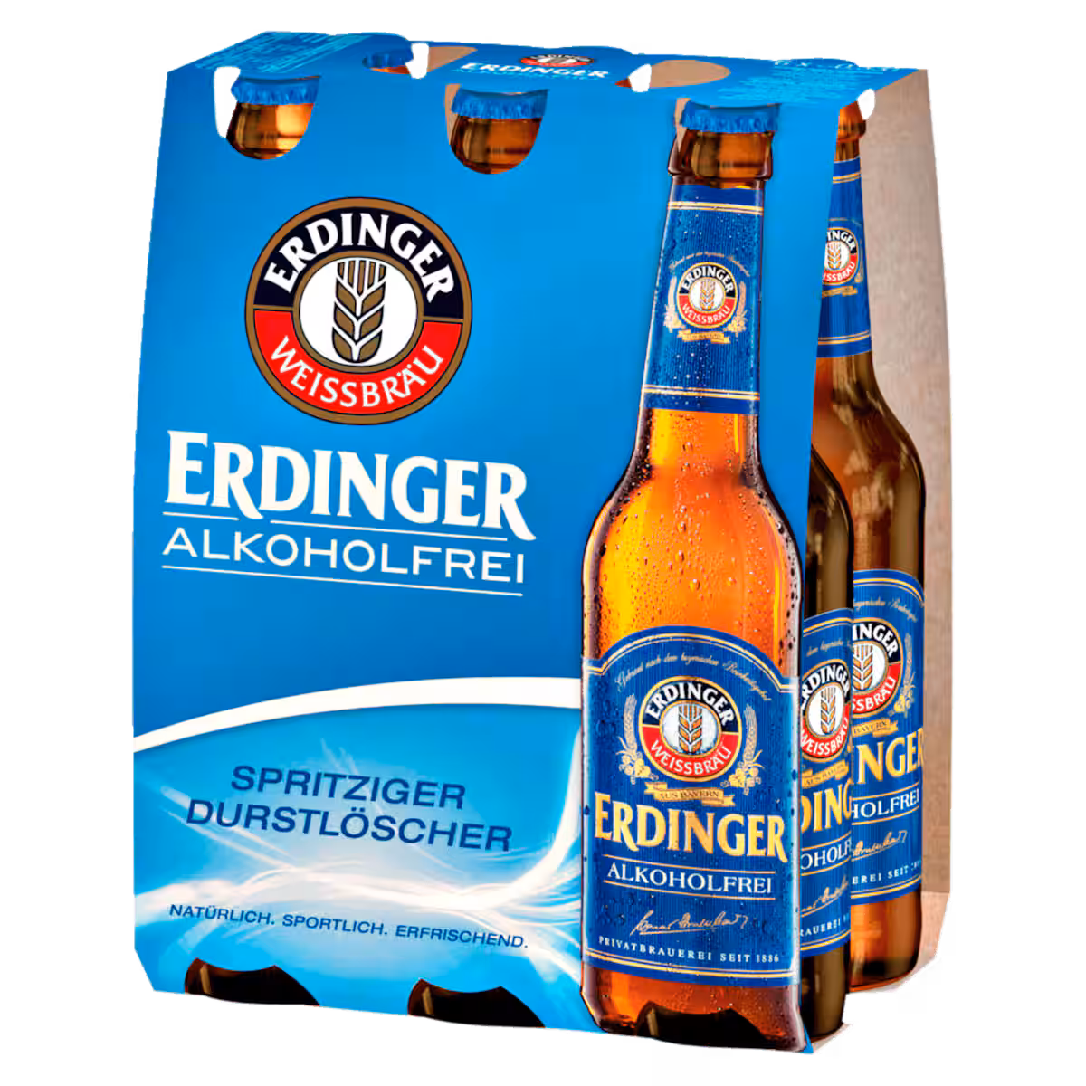 Erdinger Weißbier alkoholfrei 6×0,33l MEHRWEG