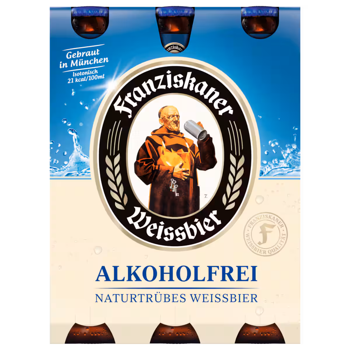 Franziskaner Weißbier alkoholfrei 6×0,33l MEHRWEG