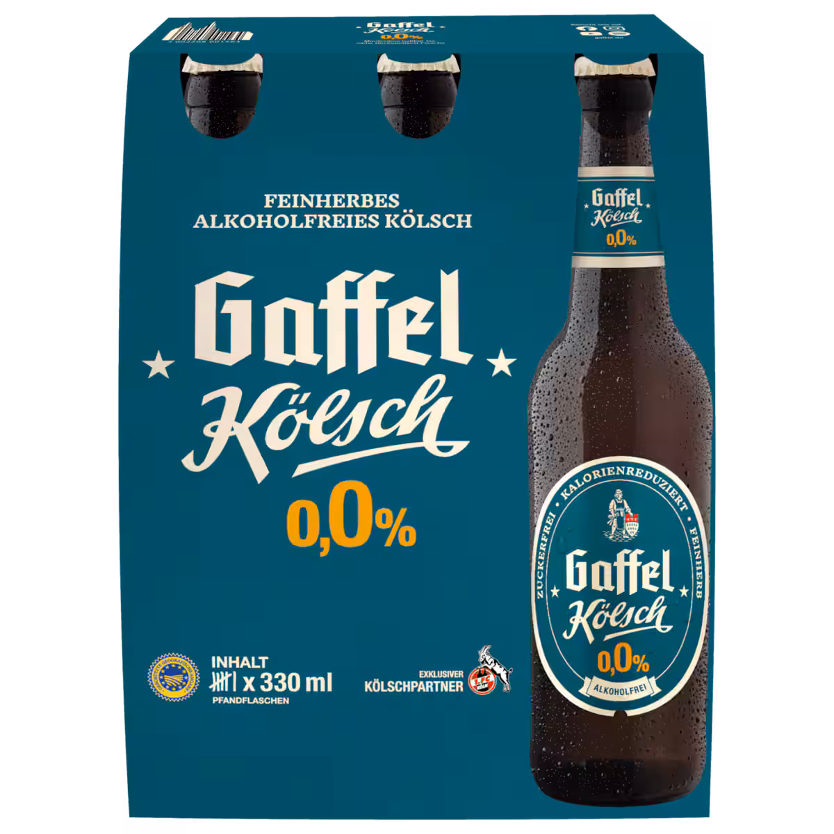 Gaffel Kölsch Frei alkoholfrei 6×0,33l MEHRWEG