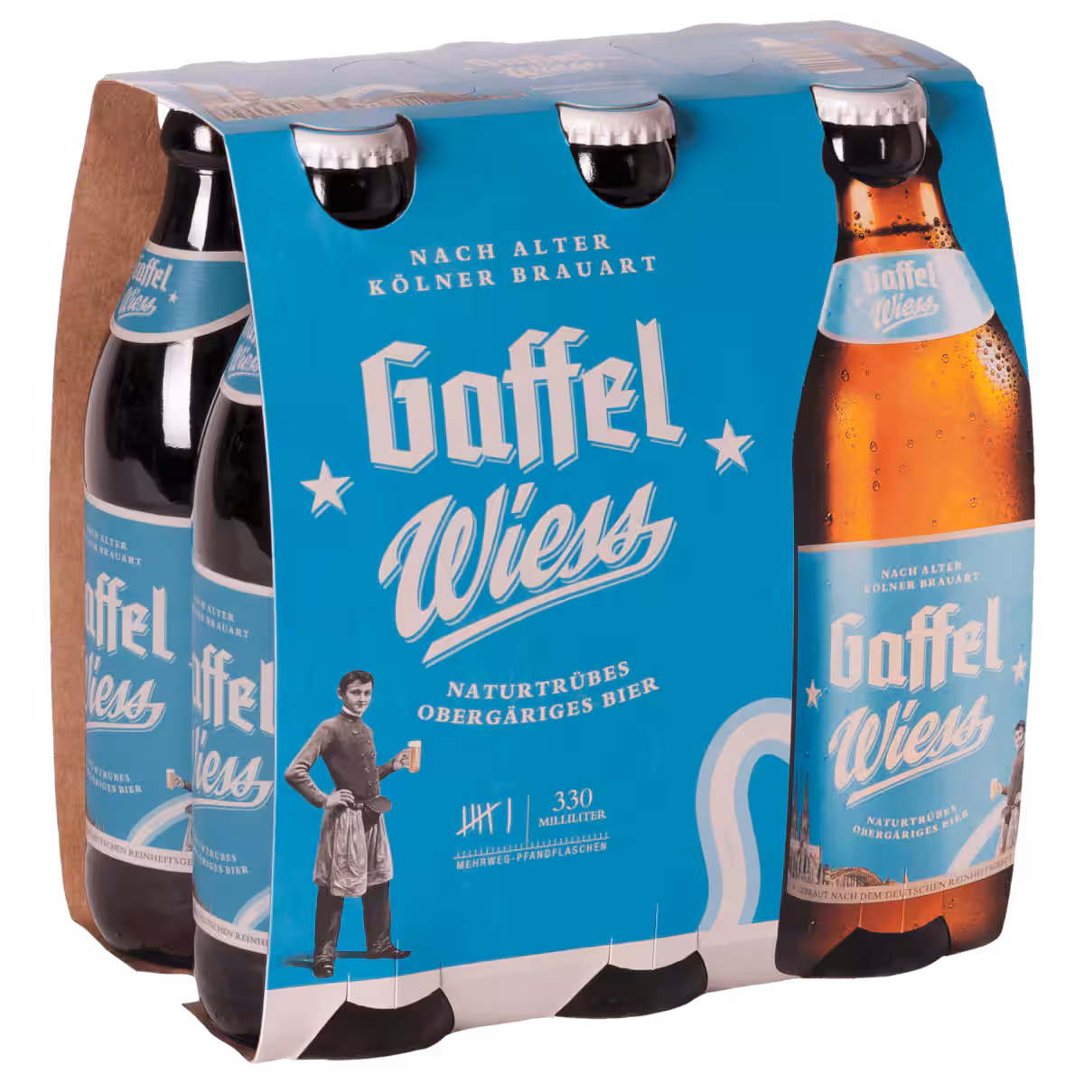 Gaffel Wiess 6×0,33l MEHRWEG