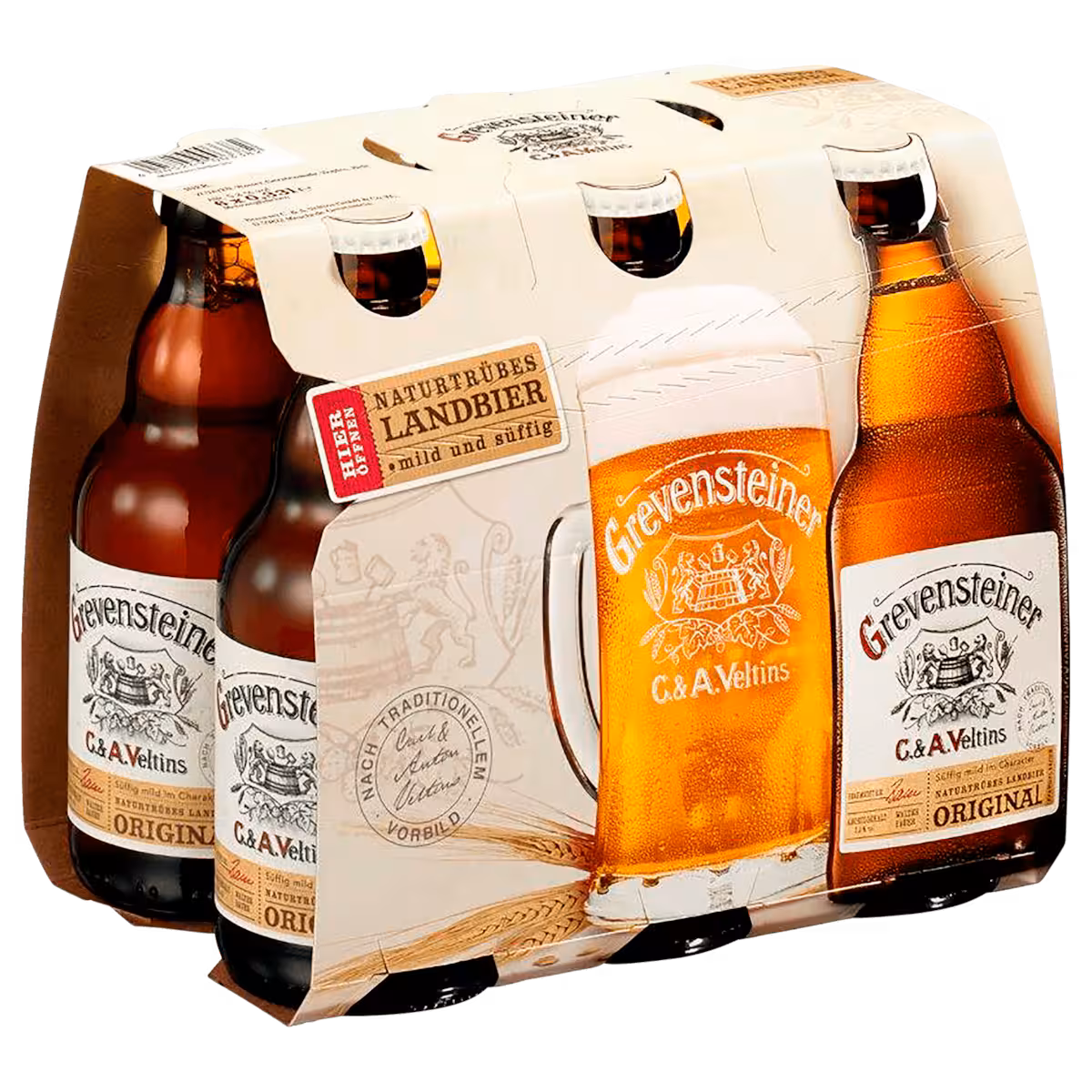 Grevensteiner Landbier 6×0,33l MEHRWEG