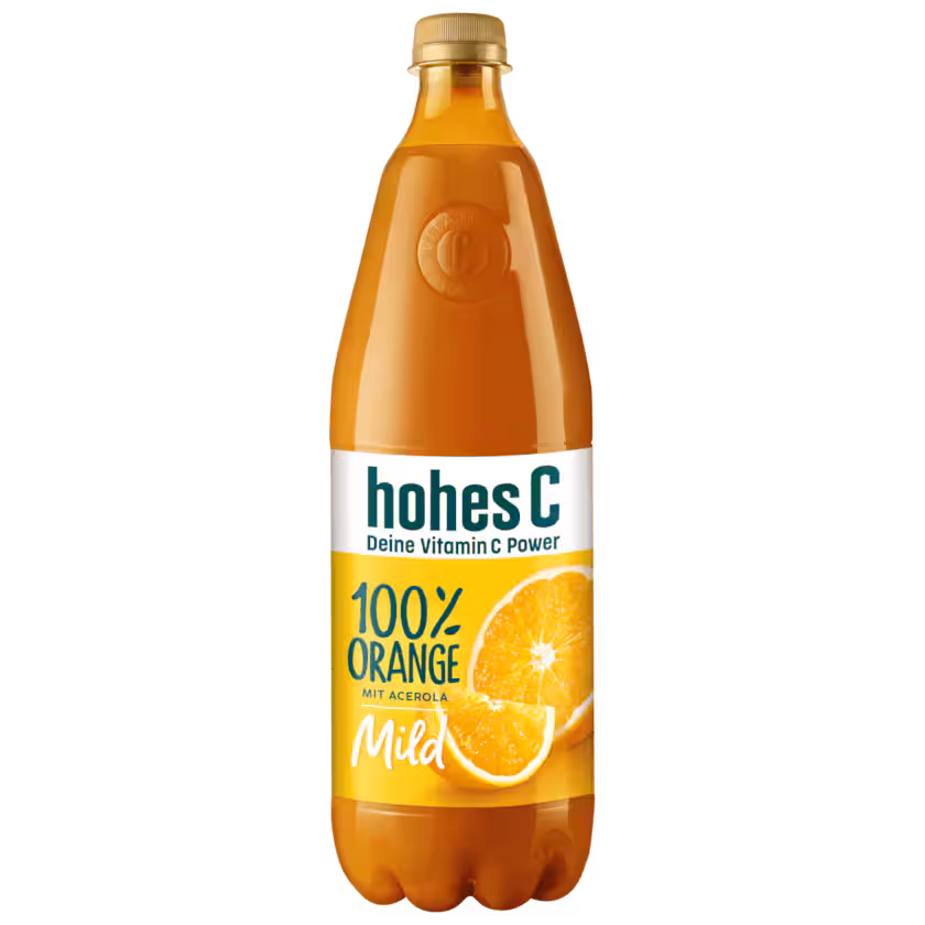 hohes C 100% Orange mit Acerola mild 1,0l EINWEG