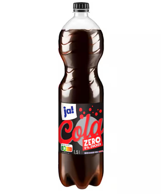 ja! Cola ohne Zucker 1,5l EINWEG