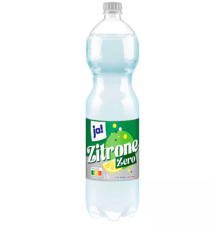 ja! Zitronenlimonade 0% Zucker