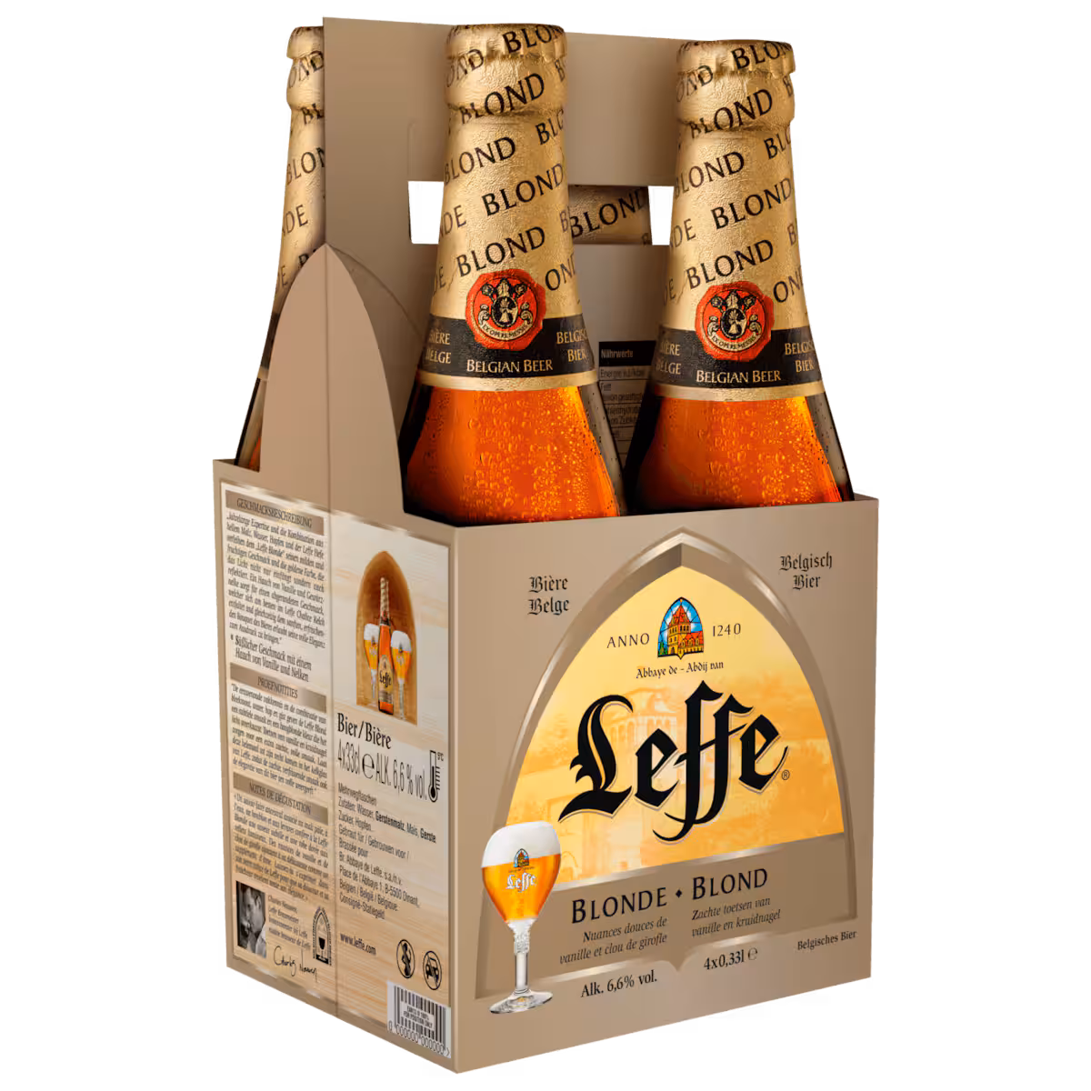 Leffe Blond 4×0,33l MEHRWEG