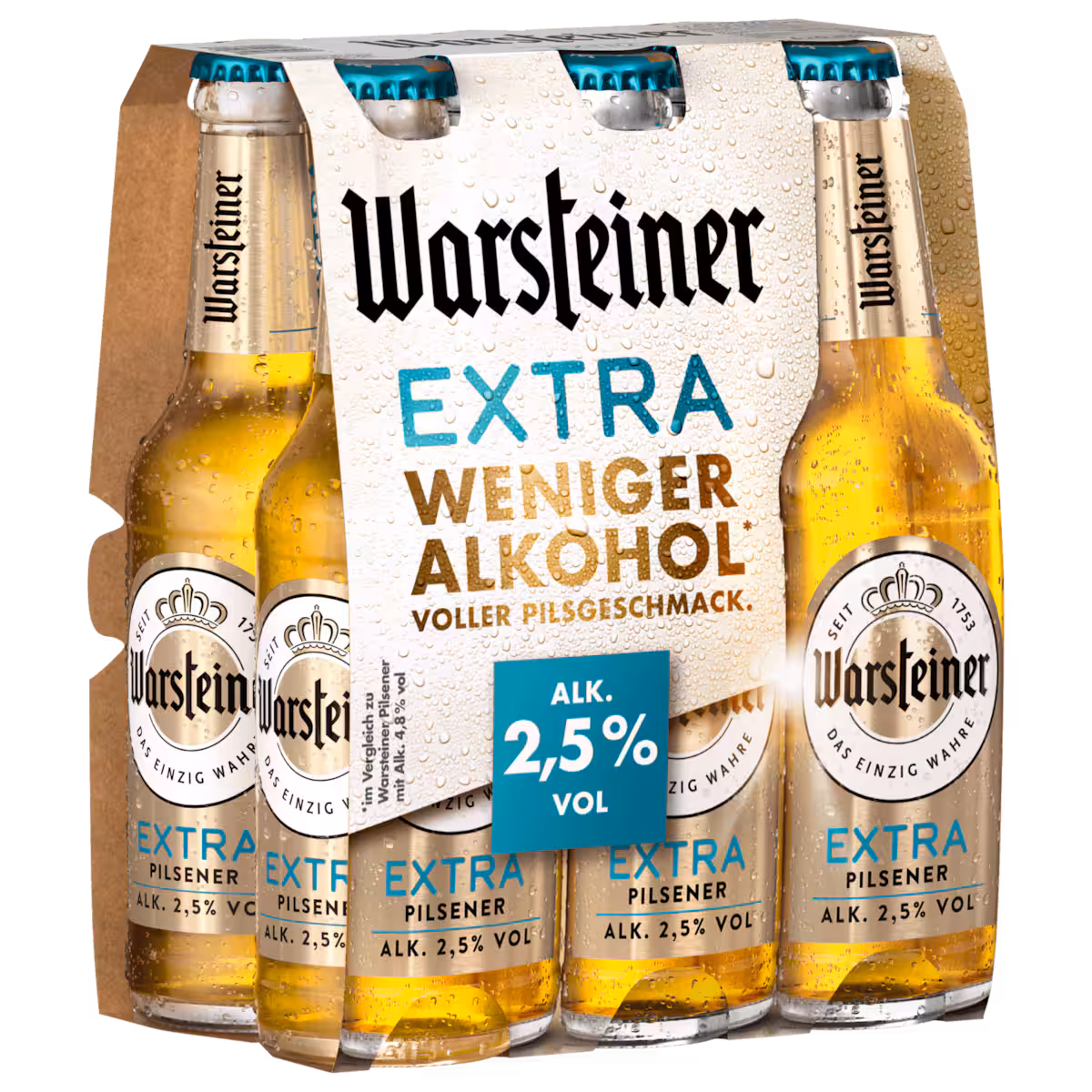 Warsteiner Extra Pilsner 6×0,33l MEHRWEG