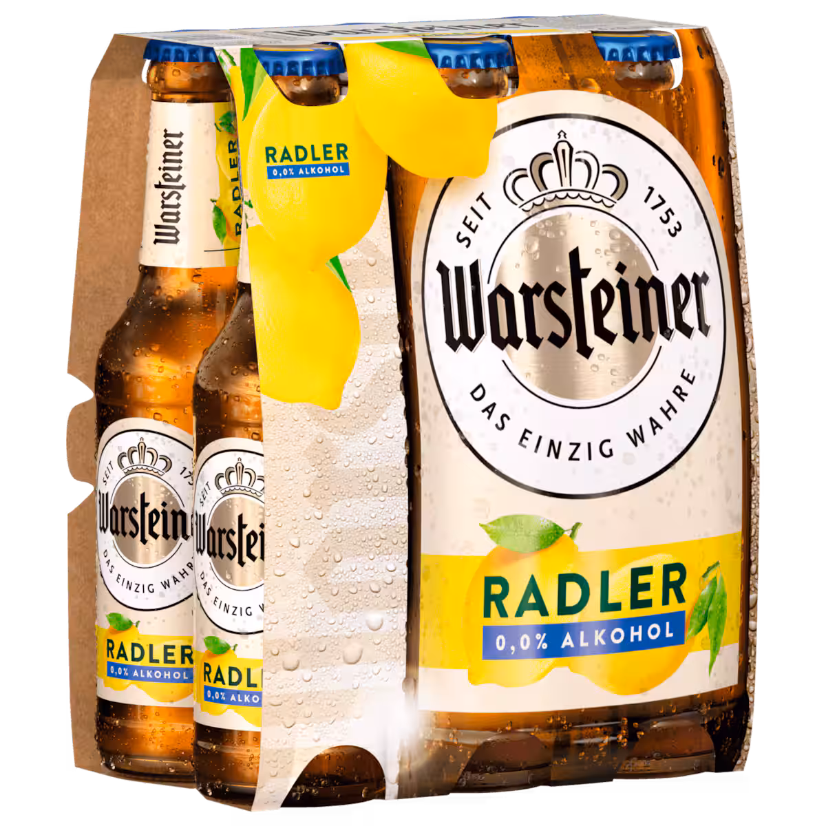 Warsteiner Radler alkoholfrei 6×0,33l MEHRWEG