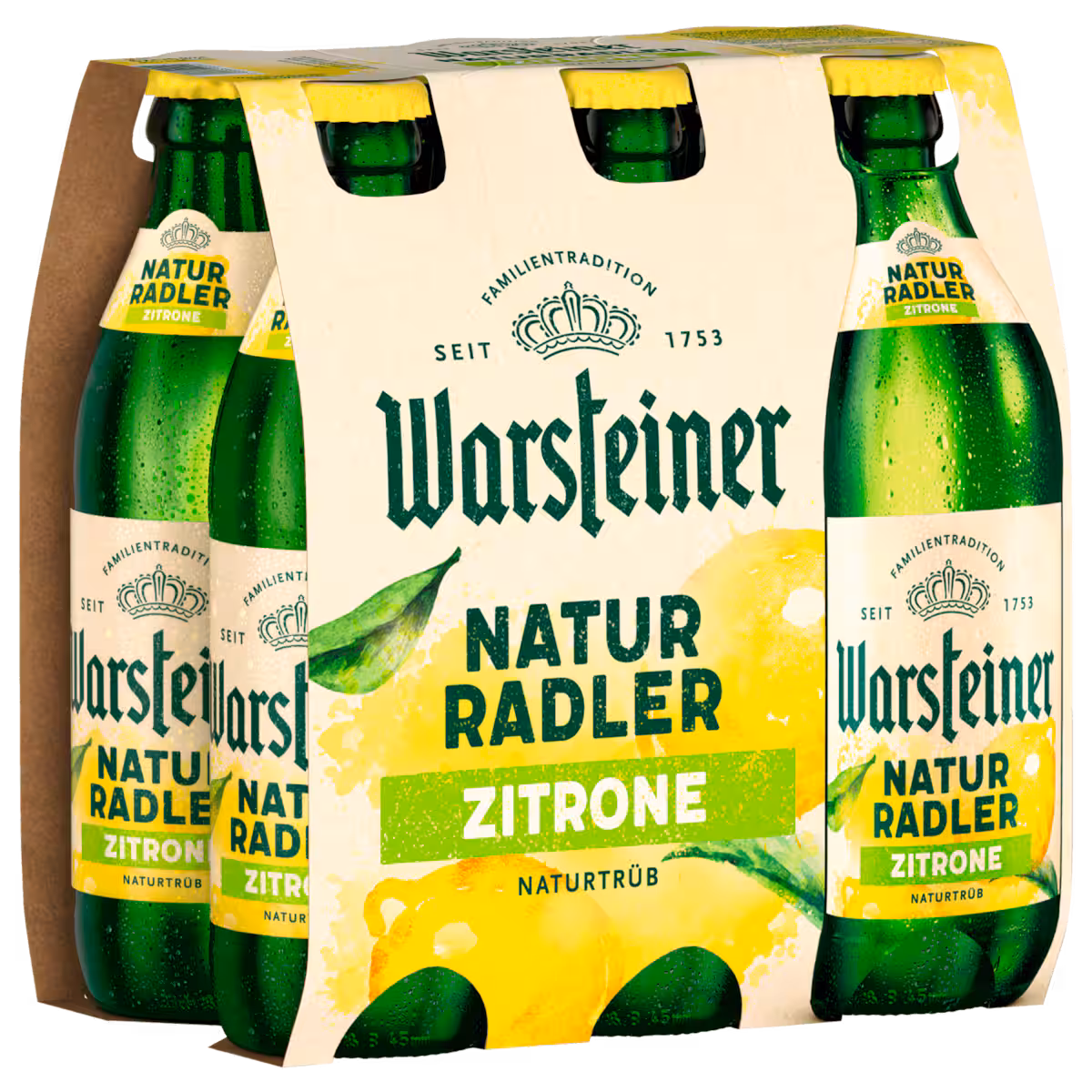 Warsteiner Radler naturtrüb 6×0,33l MEHRWEG